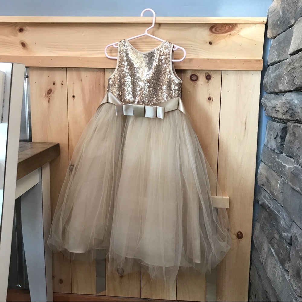 Gold Girl’s Dress